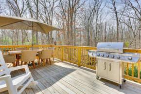 Secluded Poconos Retreat with Deck and Fire Pit